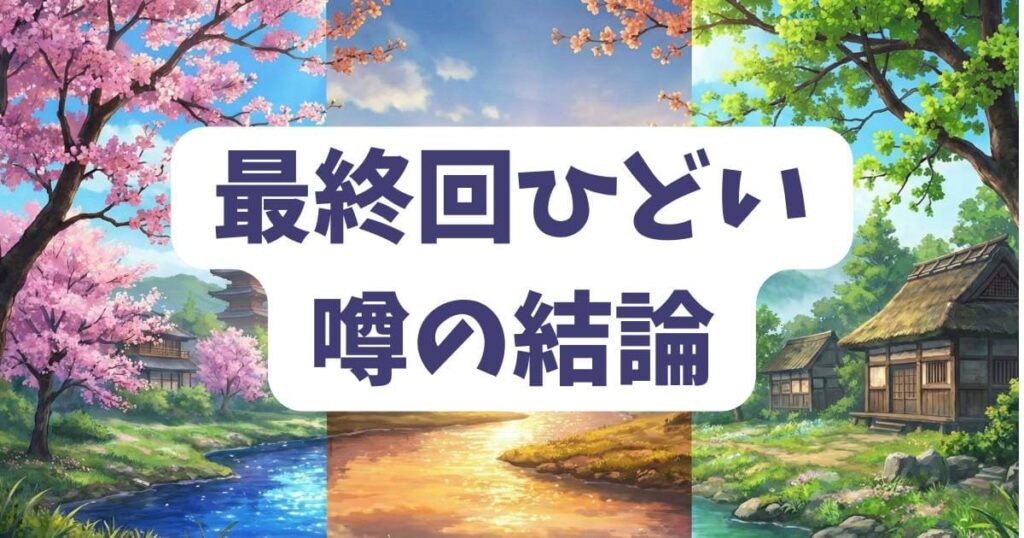 まとめ：あそびあそばせの最終回がひどいという噂の結論