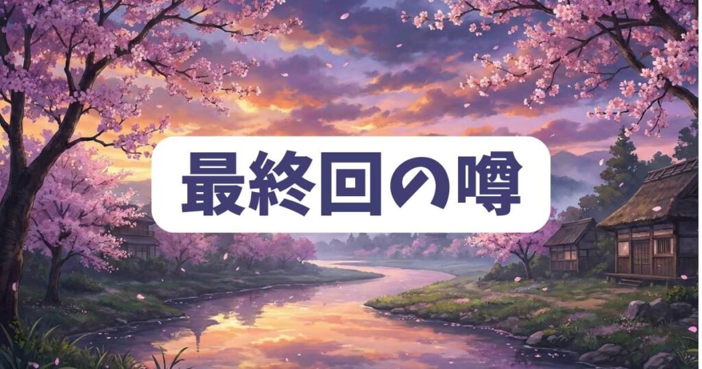 サザエさんのネタで話題の「最終回」にまつわる噂