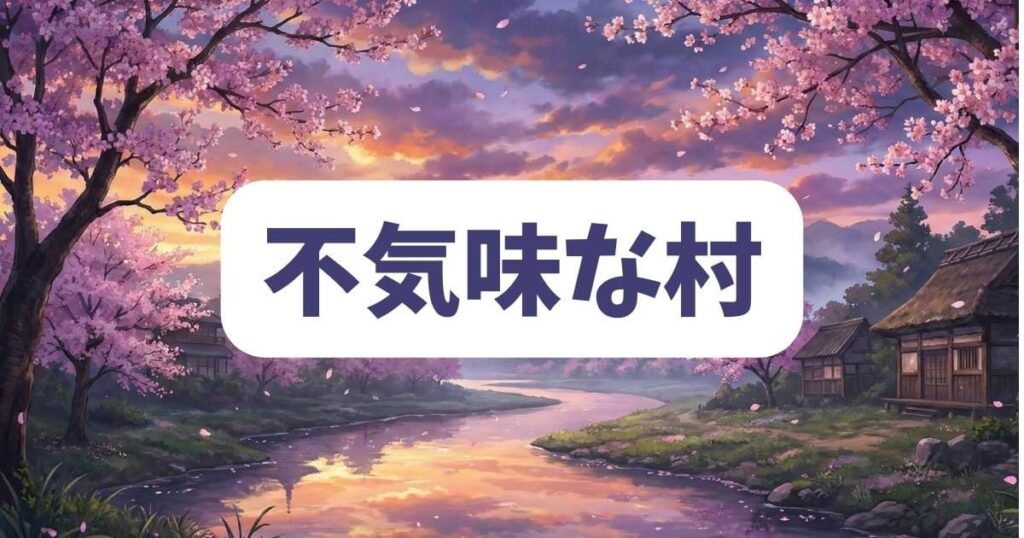 光が死んだ夏の不気味な村の設定が引き起こす鬱